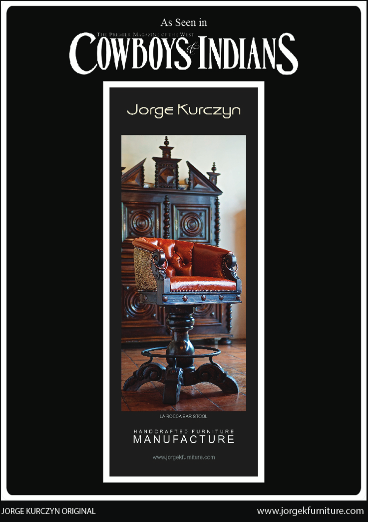 Cowboys and Indians - Western Bar Stool