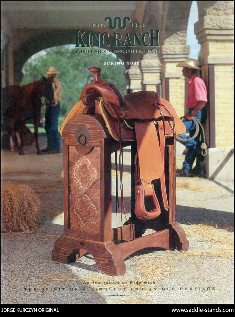 King Ranch - Casero Saddle Stand designed by Jorge Kurczyn