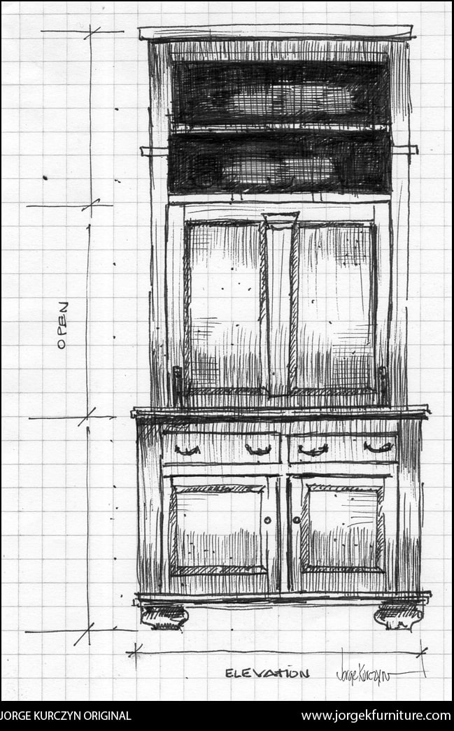 Original Design - Jorge Kurczyn - Handcrafted Armoire