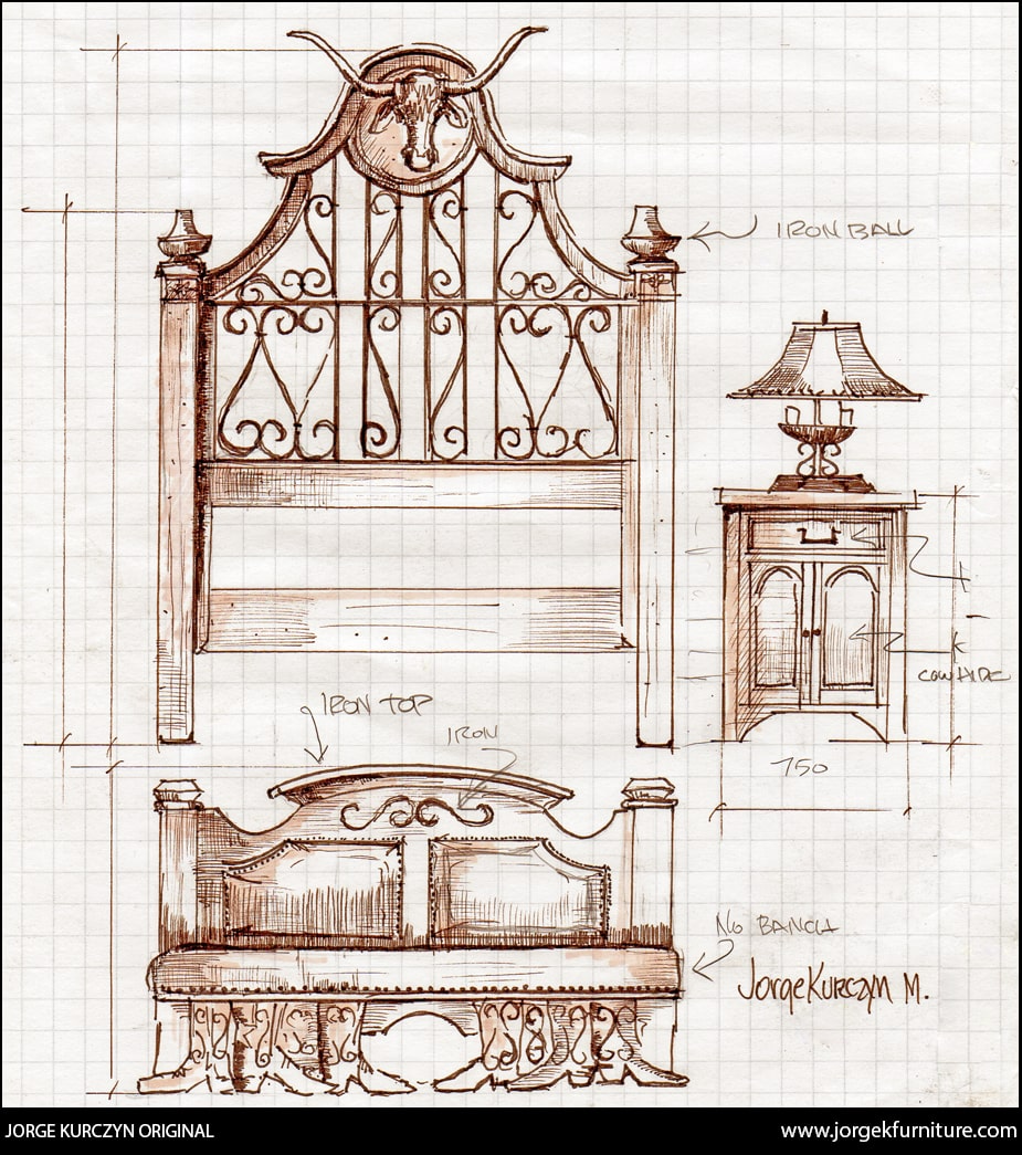 Original Design - Jorge Kurczyn - Western bed