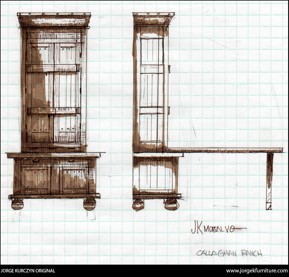 Original Design - Jorge Kurczyn - Hand made kitchen cabinet